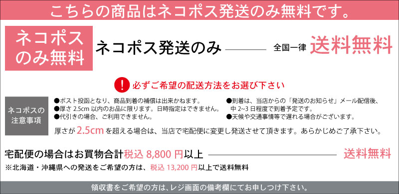 配送方法について