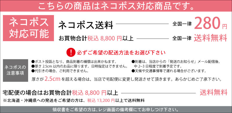 配送方法について